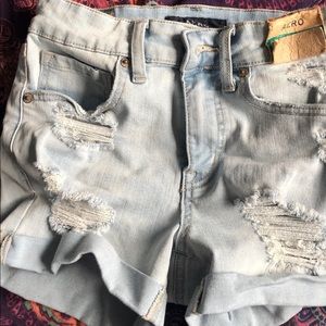 AEROPOSTALE HIGH RISE SHORTS